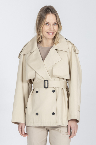 Bawełniana kurtka z impregnowanej tkaniny