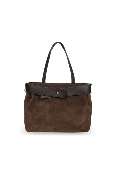 Duża zamszowa torebka