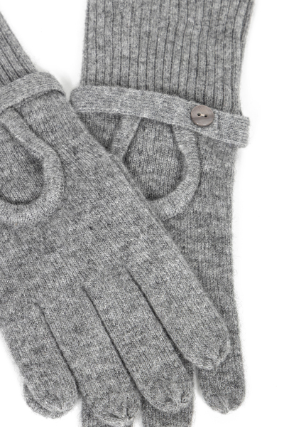 Rękawiczki z kaszmiru w kolorze szarym