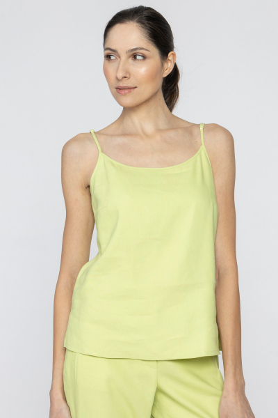 Limonkowy top na ramiączkach