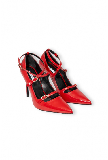 Rote elegante Pumps