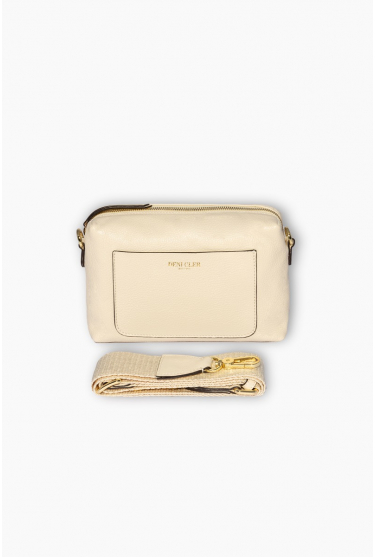  Beige crossbody bag