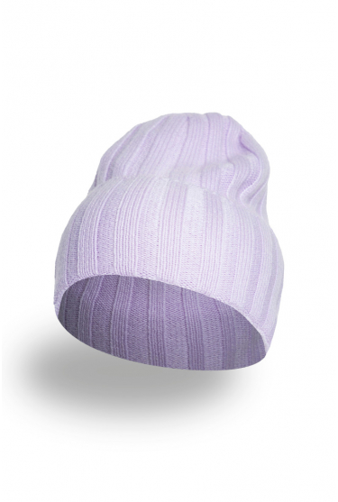 Light purple cashmere beanie 