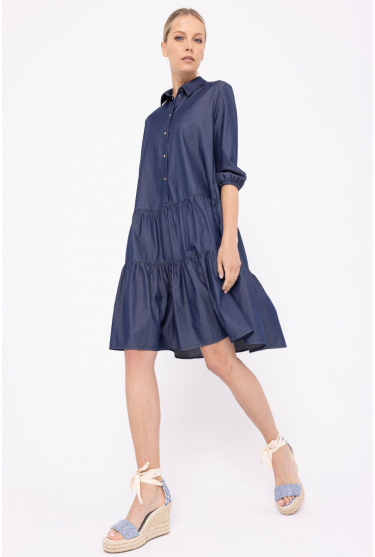 Short navy blue dress 