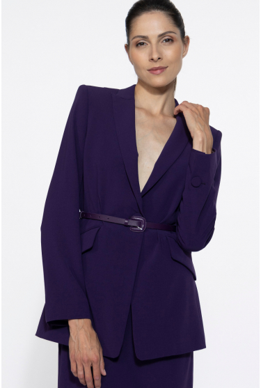 Purple classic blazer