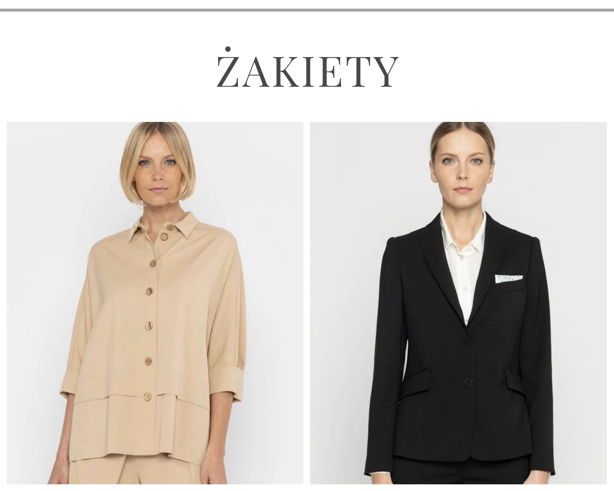 Żakiety na każdą okazję!